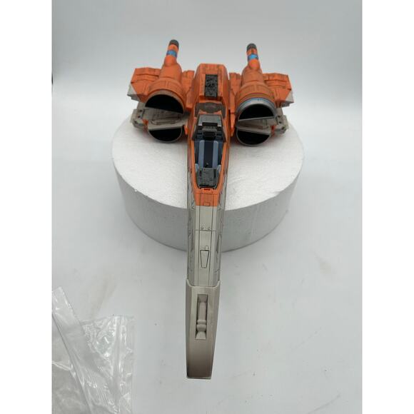 VINTAGE Hasbro Star Wars Poe Dameron's X-Wing Fighter Collectible Rise Skywalker - Picture 9 of 11